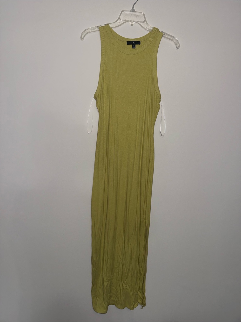 Lulu's Olive Green Sleeveless Maxi Dress